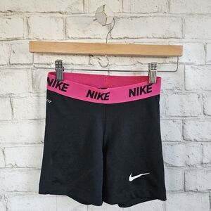 NIKE Pro Black & Pink Short, XS